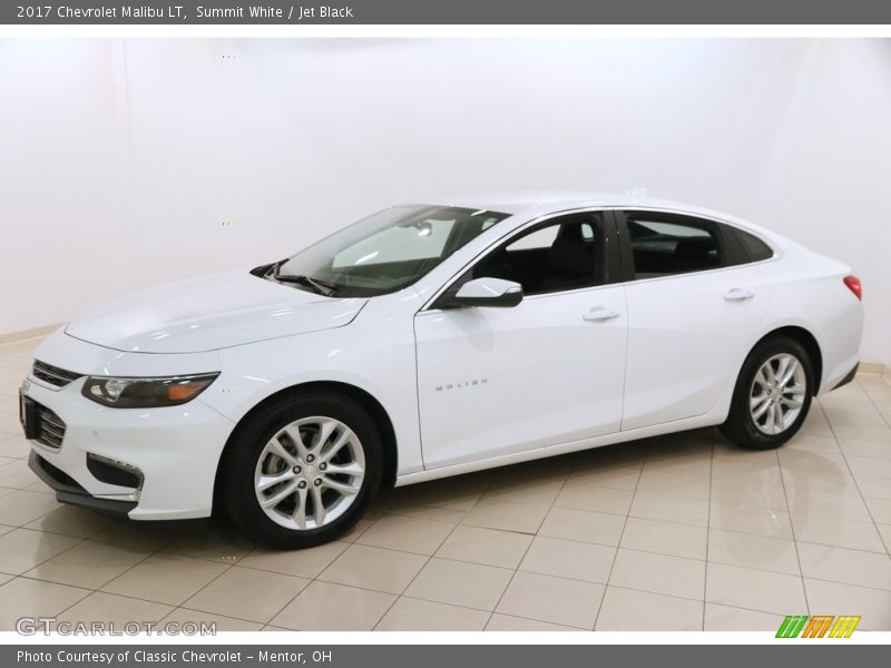 Summit White / Jet Black 2017 Chevrolet Malibu LT