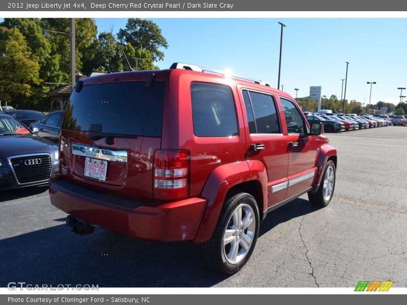 Deep Cherry Red Crystal Pearl / Dark Slate Gray 2012 Jeep Liberty Jet 4x4