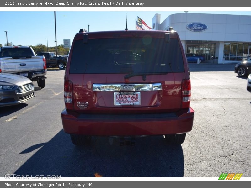 Deep Cherry Red Crystal Pearl / Dark Slate Gray 2012 Jeep Liberty Jet 4x4