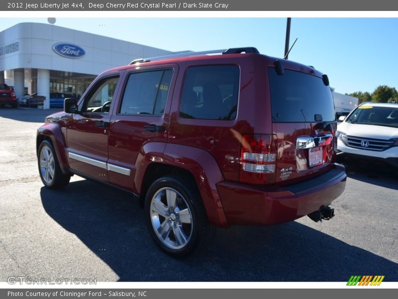 Deep Cherry Red Crystal Pearl / Dark Slate Gray 2012 Jeep Liberty Jet 4x4