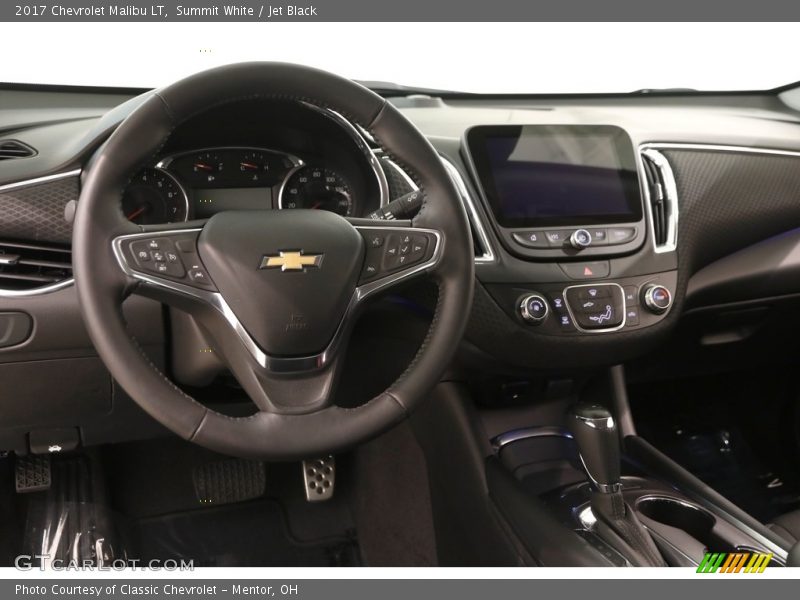 Summit White / Jet Black 2017 Chevrolet Malibu LT