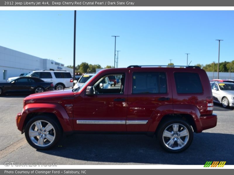 Deep Cherry Red Crystal Pearl / Dark Slate Gray 2012 Jeep Liberty Jet 4x4