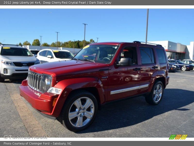 Deep Cherry Red Crystal Pearl / Dark Slate Gray 2012 Jeep Liberty Jet 4x4