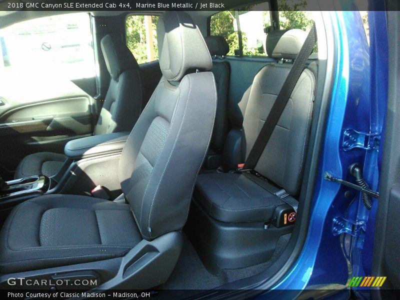 Marine Blue Metallic / Jet Black 2018 GMC Canyon SLE Extended Cab 4x4