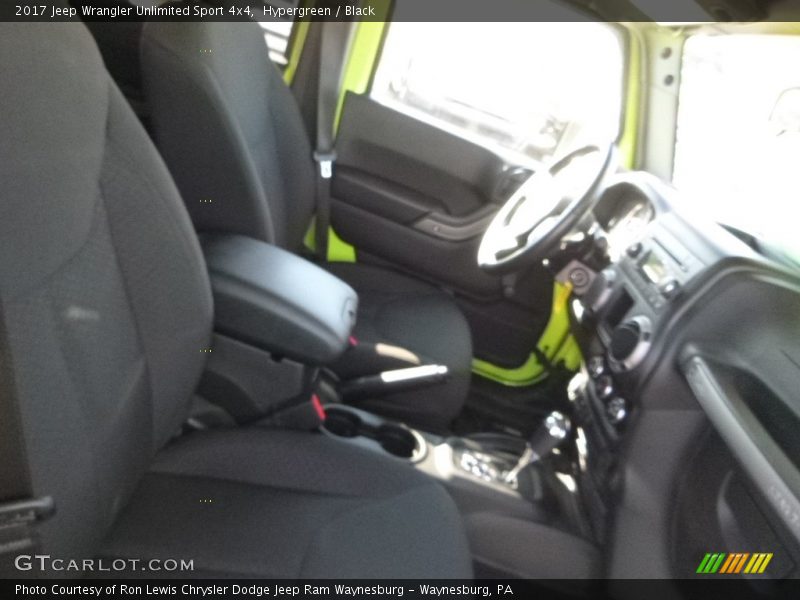 Hypergreen / Black 2017 Jeep Wrangler Unlimited Sport 4x4