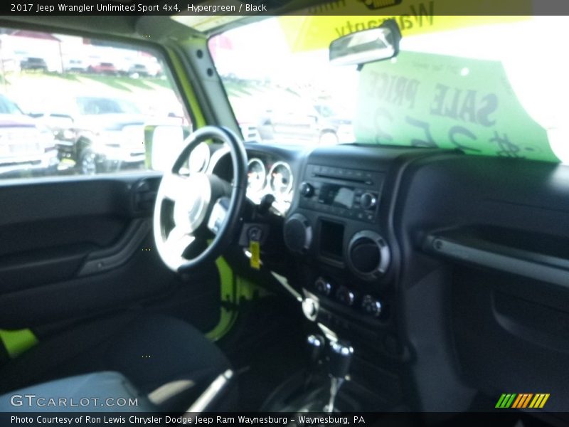 Hypergreen / Black 2017 Jeep Wrangler Unlimited Sport 4x4