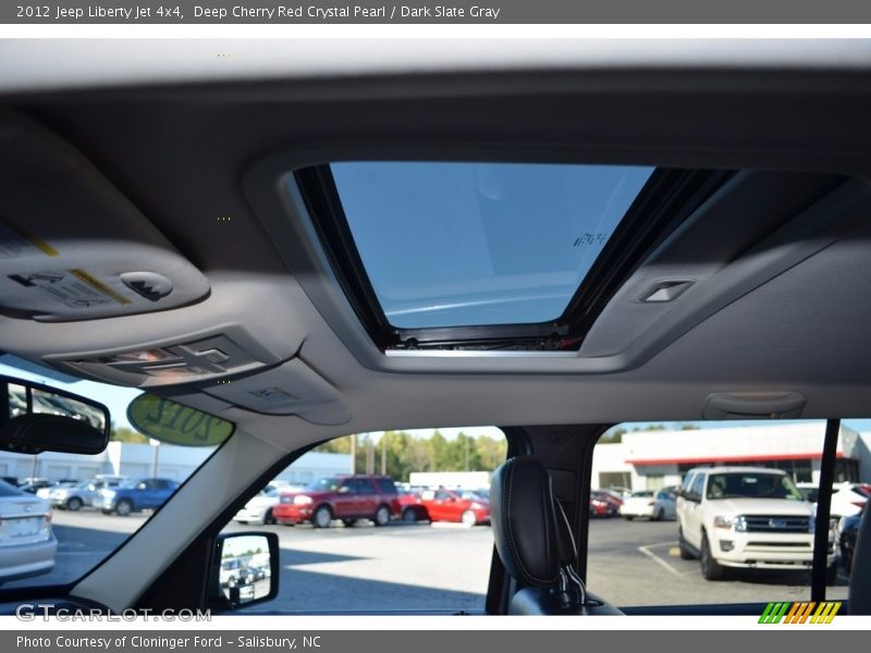 Deep Cherry Red Crystal Pearl / Dark Slate Gray 2012 Jeep Liberty Jet 4x4