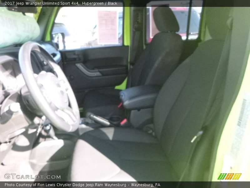 Hypergreen / Black 2017 Jeep Wrangler Unlimited Sport 4x4