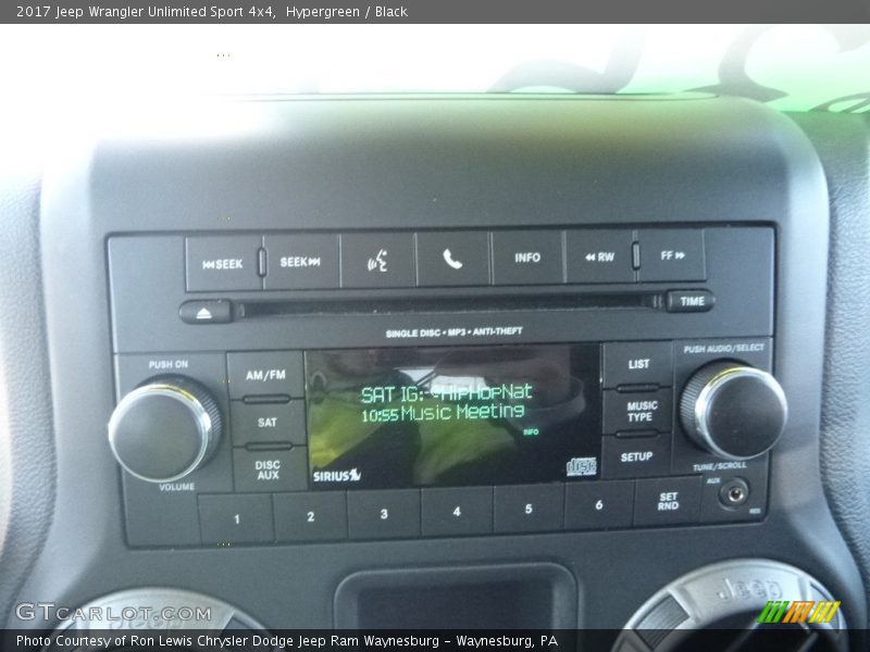 Hypergreen / Black 2017 Jeep Wrangler Unlimited Sport 4x4