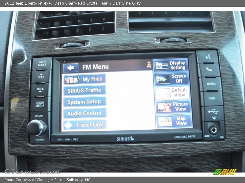 Deep Cherry Red Crystal Pearl / Dark Slate Gray 2012 Jeep Liberty Jet 4x4