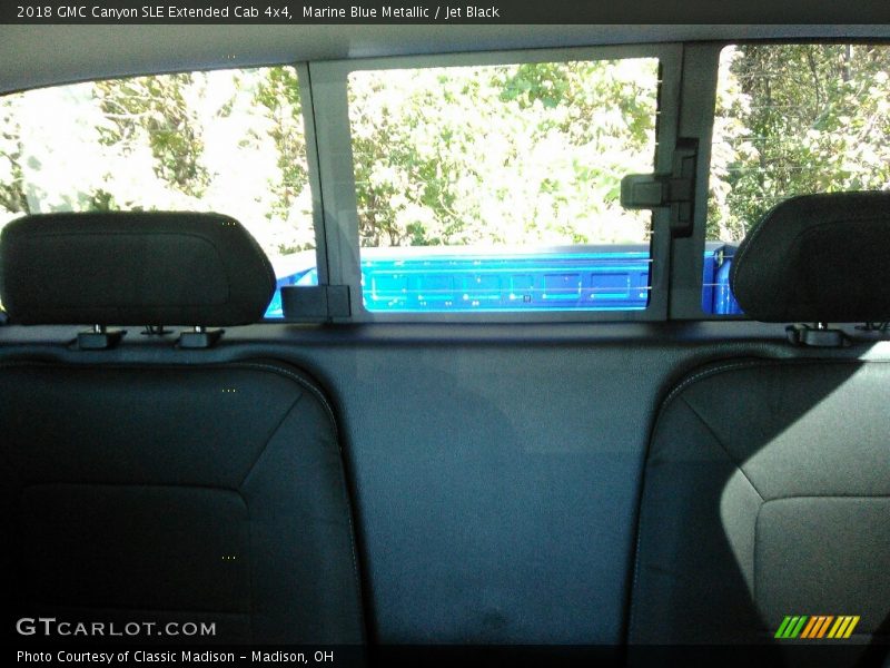 Marine Blue Metallic / Jet Black 2018 GMC Canyon SLE Extended Cab 4x4