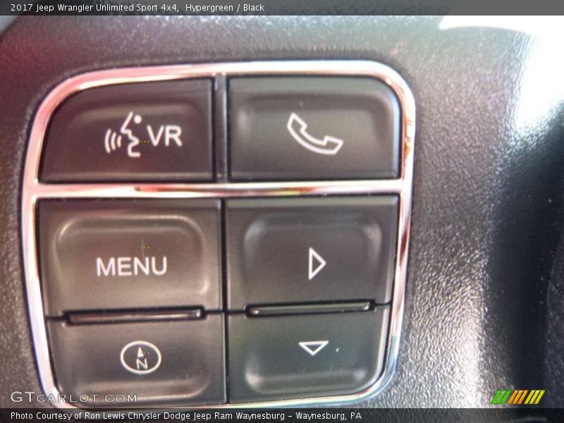 Hypergreen / Black 2017 Jeep Wrangler Unlimited Sport 4x4