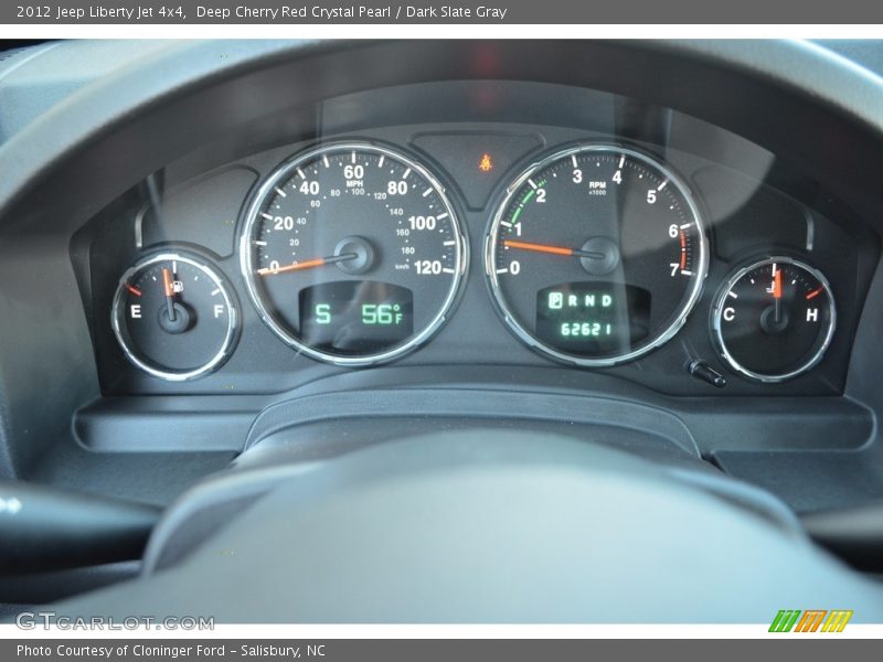 Deep Cherry Red Crystal Pearl / Dark Slate Gray 2012 Jeep Liberty Jet 4x4