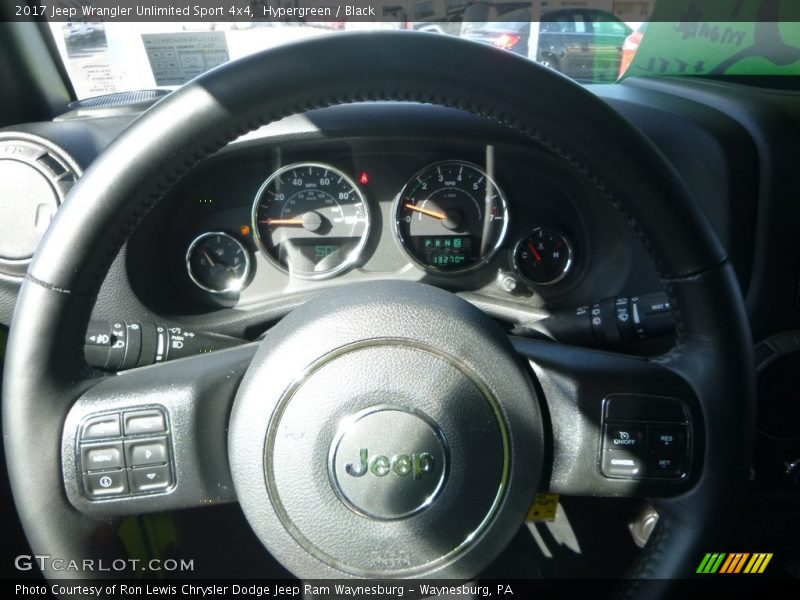 Hypergreen / Black 2017 Jeep Wrangler Unlimited Sport 4x4