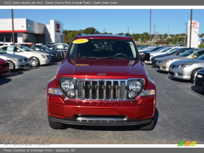 Deep Cherry Red Crystal Pearl / Dark Slate Gray 2012 Jeep Liberty Jet 4x4