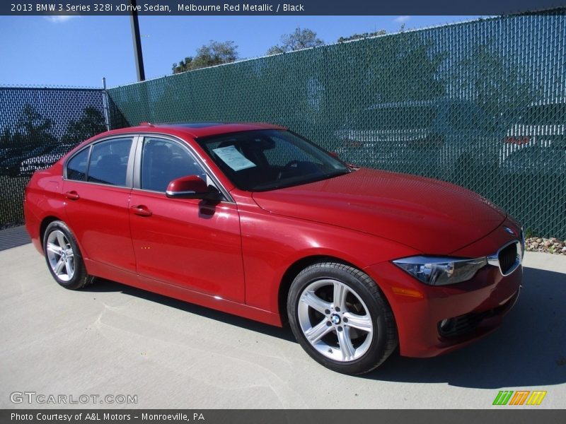 Melbourne Red Metallic / Black 2013 BMW 3 Series 328i xDrive Sedan
