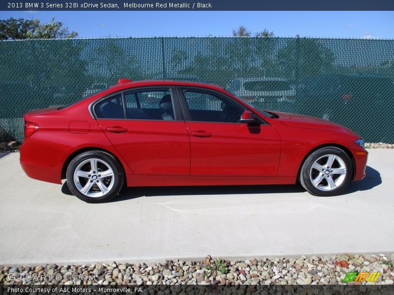 Melbourne Red Metallic / Black 2013 BMW 3 Series 328i xDrive Sedan