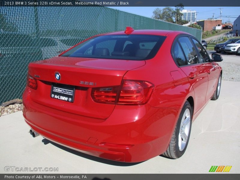 Melbourne Red Metallic / Black 2013 BMW 3 Series 328i xDrive Sedan