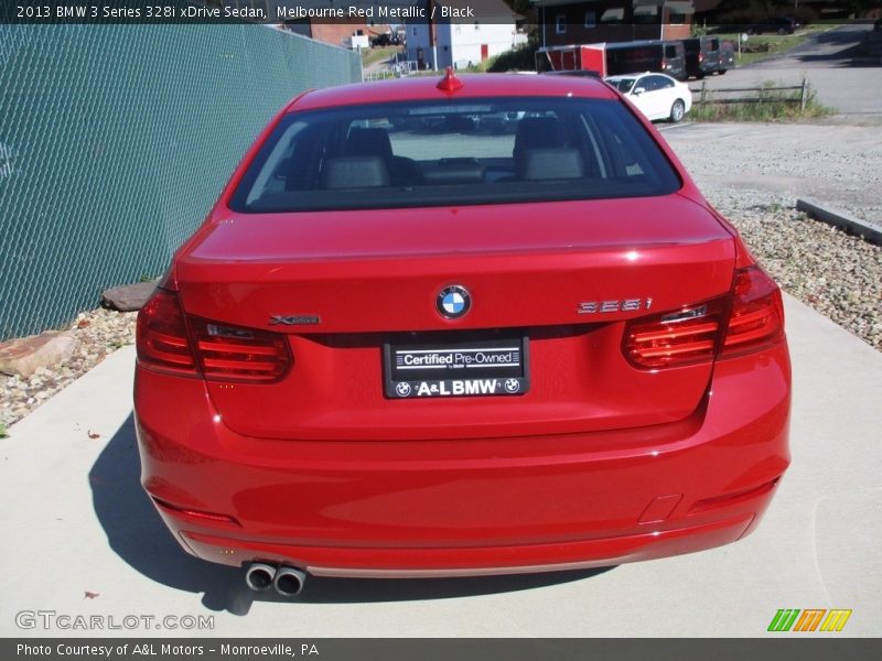 Melbourne Red Metallic / Black 2013 BMW 3 Series 328i xDrive Sedan