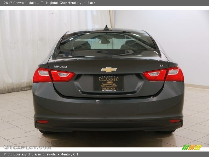 Nightfall Gray Metallic / Jet Black 2017 Chevrolet Malibu LT