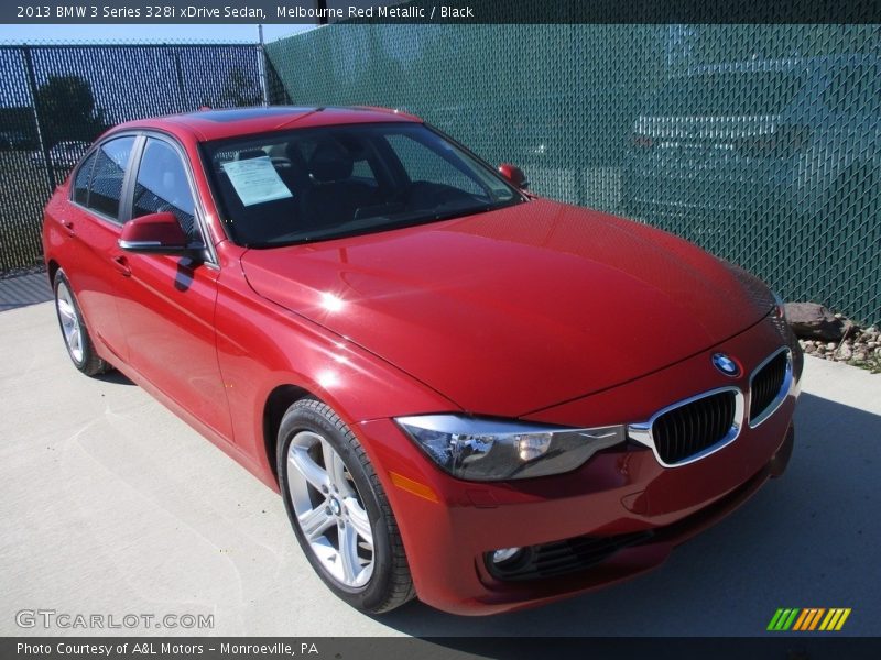 Melbourne Red Metallic / Black 2013 BMW 3 Series 328i xDrive Sedan