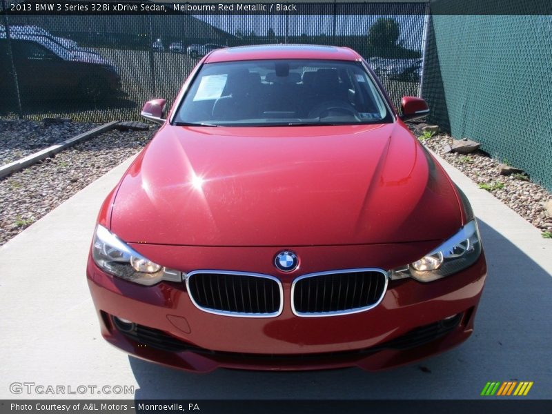 Melbourne Red Metallic / Black 2013 BMW 3 Series 328i xDrive Sedan