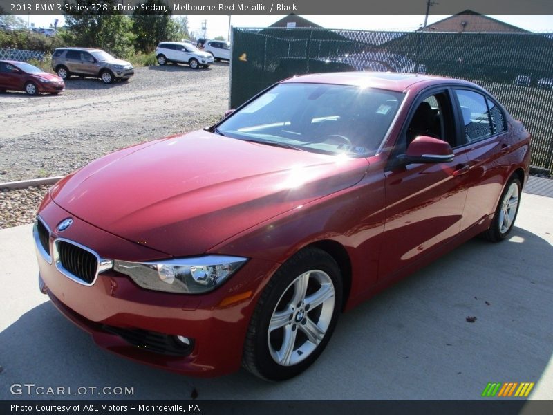 Melbourne Red Metallic / Black 2013 BMW 3 Series 328i xDrive Sedan