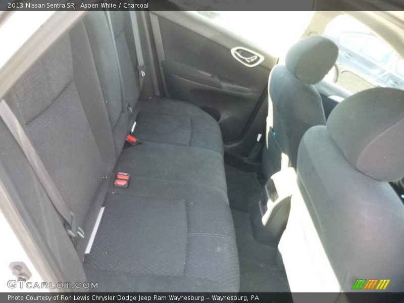 Aspen White / Charcoal 2013 Nissan Sentra SR
