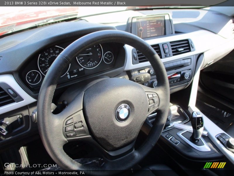 Melbourne Red Metallic / Black 2013 BMW 3 Series 328i xDrive Sedan
