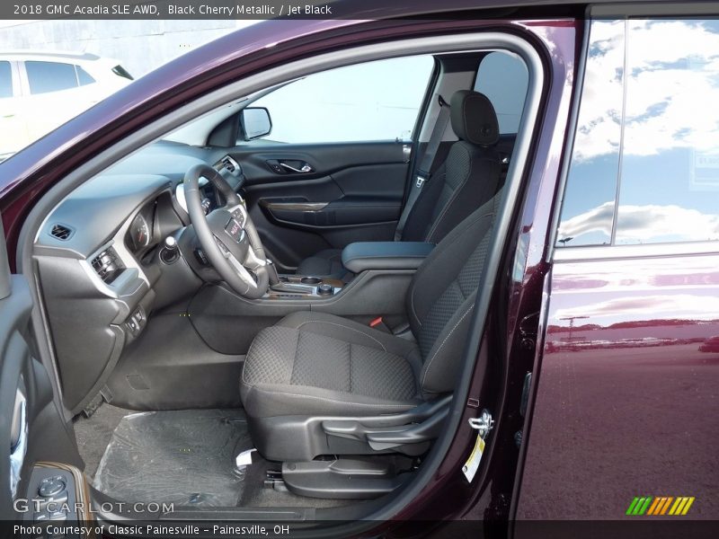 Black Cherry Metallic / Jet Black 2018 GMC Acadia SLE AWD
