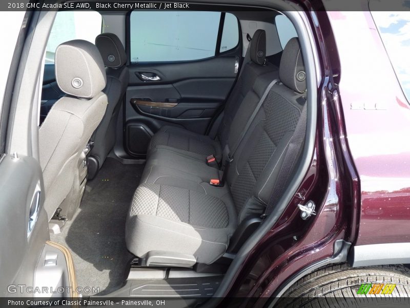 Black Cherry Metallic / Jet Black 2018 GMC Acadia SLE AWD
