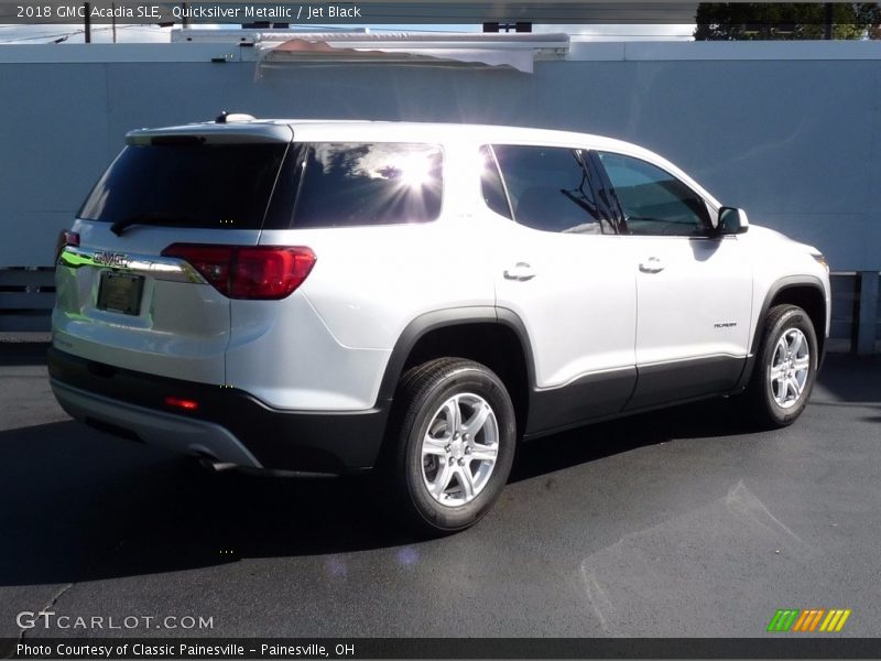 Quicksilver Metallic / Jet Black 2018 GMC Acadia SLE
