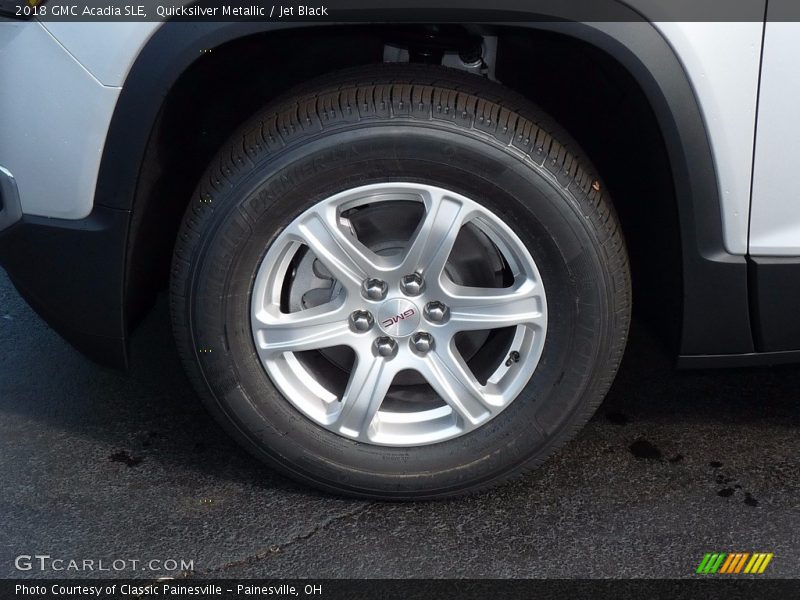 Quicksilver Metallic / Jet Black 2018 GMC Acadia SLE