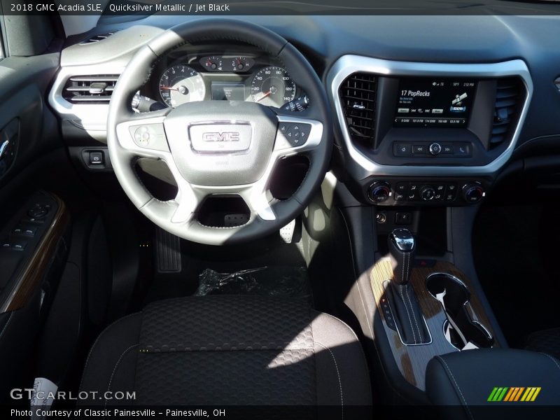 Quicksilver Metallic / Jet Black 2018 GMC Acadia SLE