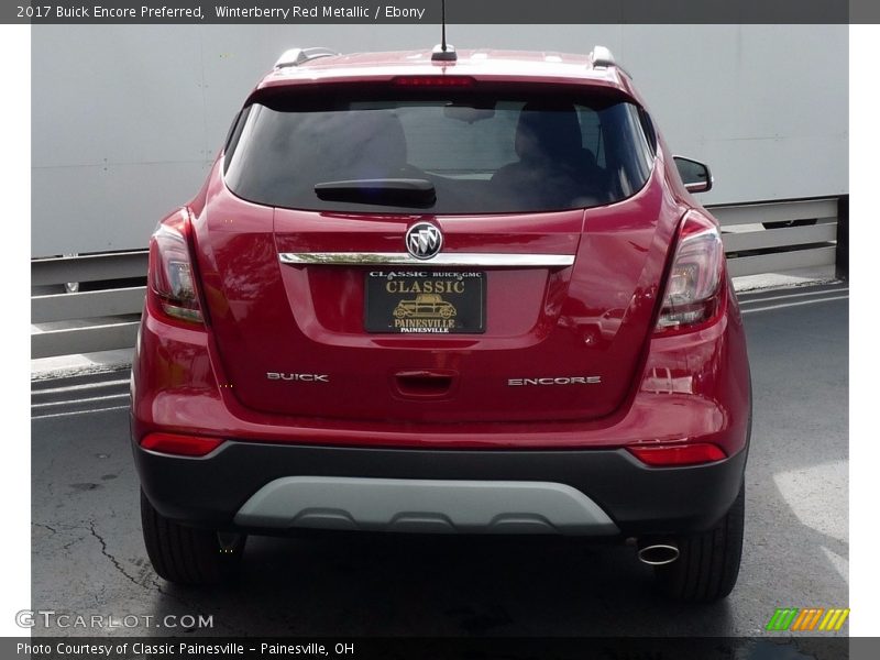 Winterberry Red Metallic / Ebony 2017 Buick Encore Preferred