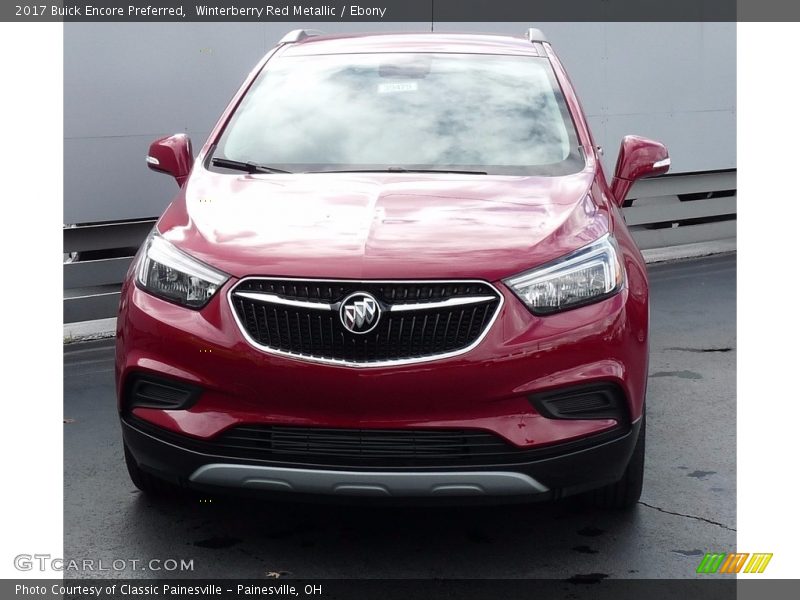 Winterberry Red Metallic / Ebony 2017 Buick Encore Preferred