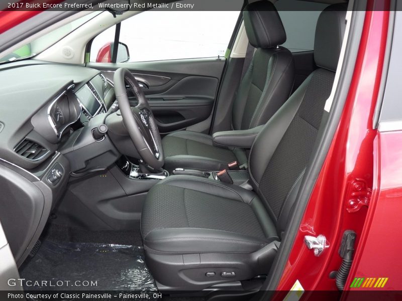 Winterberry Red Metallic / Ebony 2017 Buick Encore Preferred