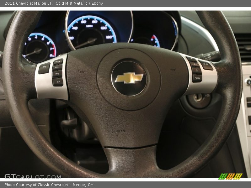 Gold Mist Metallic / Ebony 2011 Chevrolet Malibu LT