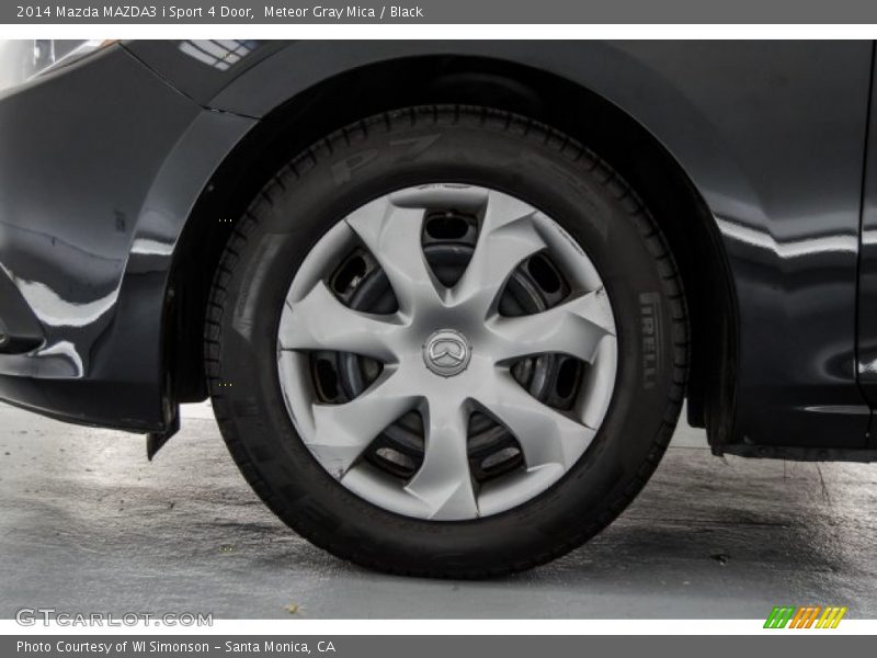Meteor Gray Mica / Black 2014 Mazda MAZDA3 i Sport 4 Door
