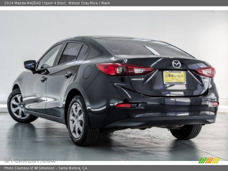 Meteor Gray Mica / Black 2014 Mazda MAZDA3 i Sport 4 Door