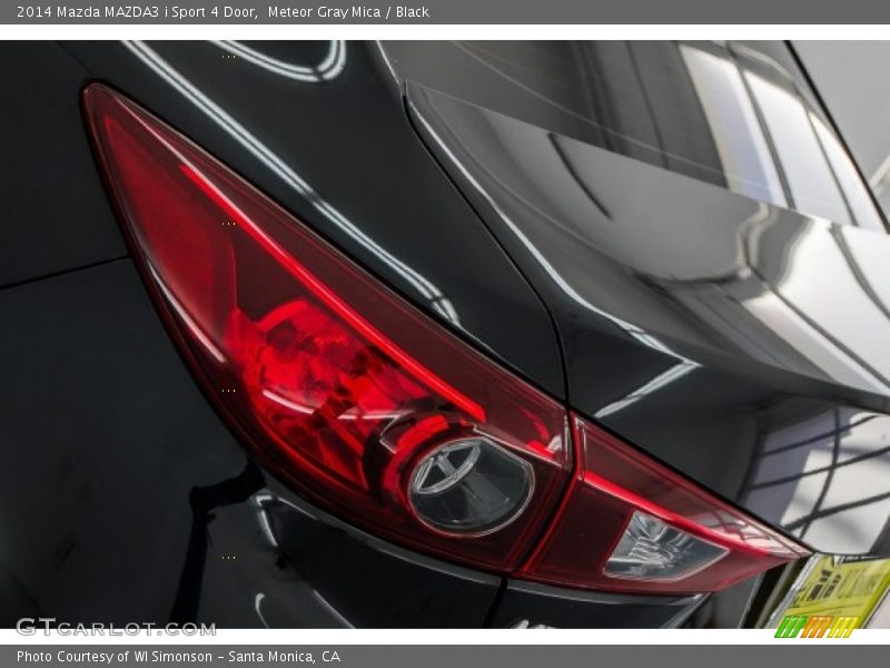 Meteor Gray Mica / Black 2014 Mazda MAZDA3 i Sport 4 Door