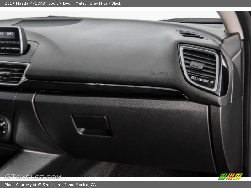 Meteor Gray Mica / Black 2014 Mazda MAZDA3 i Sport 4 Door