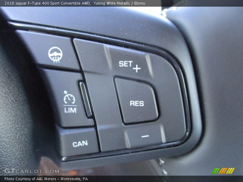 Controls of 2018 F-Type 400 Sport Convertible AWD