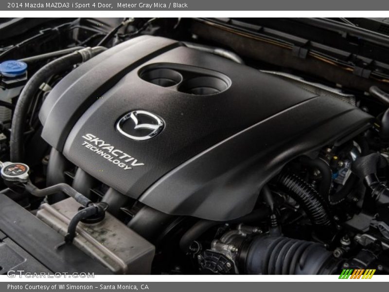 Meteor Gray Mica / Black 2014 Mazda MAZDA3 i Sport 4 Door