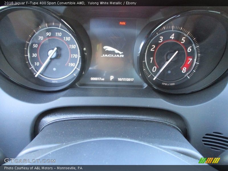  2018 F-Type 400 Sport Convertible AWD 400 Sport Convertible AWD Gauges
