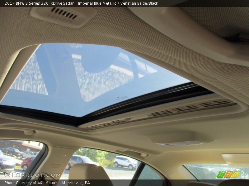 Imperial Blue Metallic / Venetian Beige/Black 2017 BMW 3 Series 320i xDrive Sedan