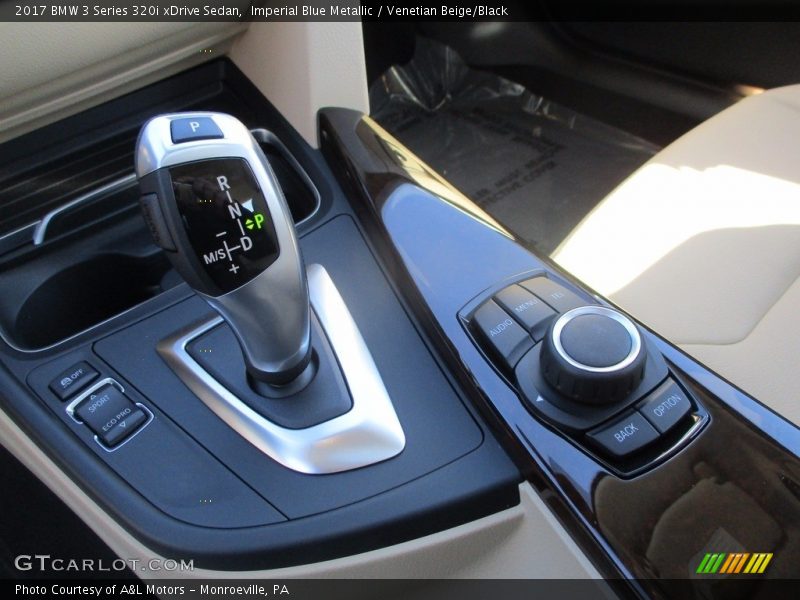 Imperial Blue Metallic / Venetian Beige/Black 2017 BMW 3 Series 320i xDrive Sedan