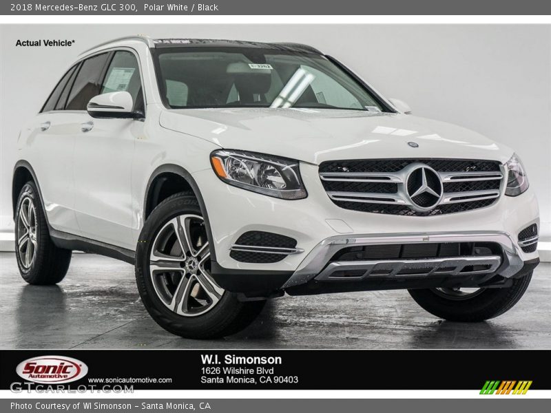 Polar White / Black 2018 Mercedes-Benz GLC 300