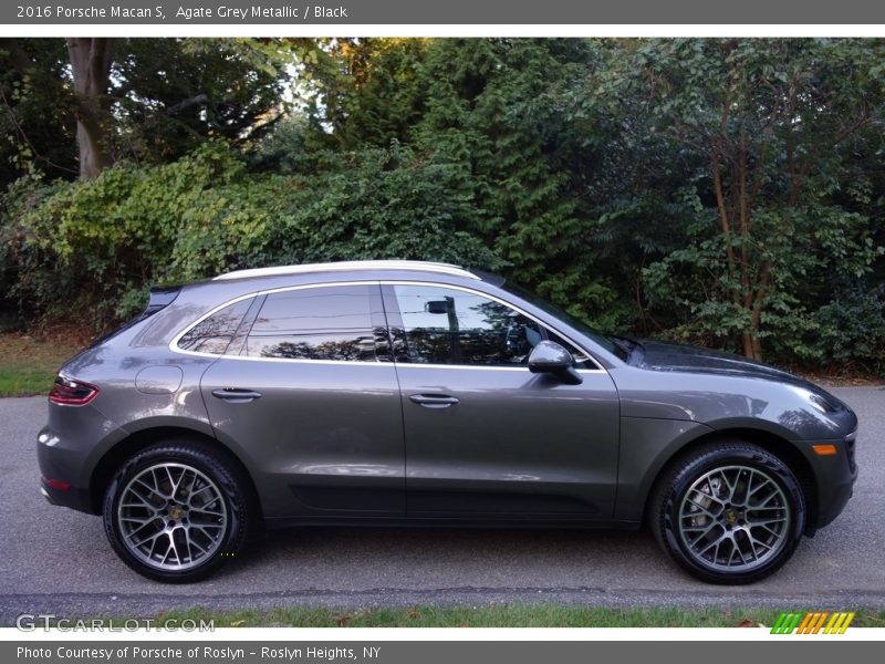 Agate Grey Metallic / Black 2016 Porsche Macan S