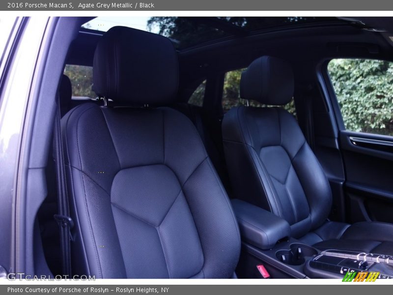 Agate Grey Metallic / Black 2016 Porsche Macan S